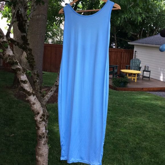 🌴Beach Maxi Dress🌴Blue or Black - Picture 3 of 6